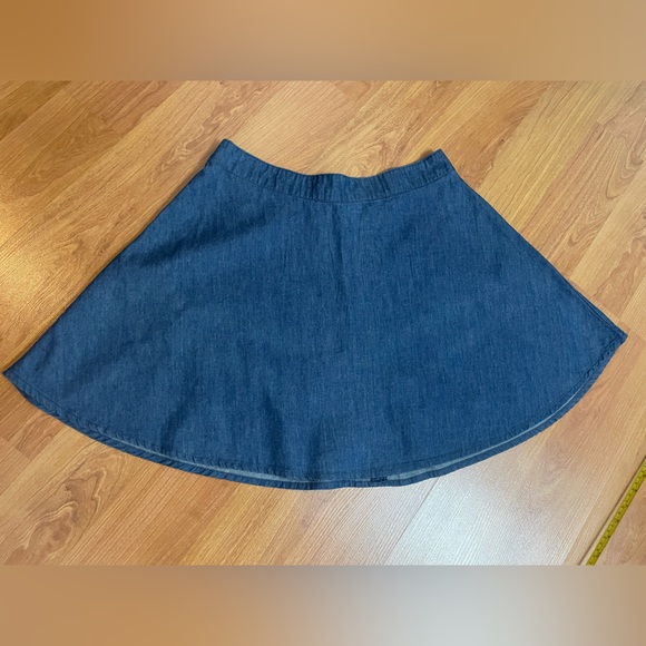 Forever 21 Jean Skater Skirt - Picture 3 of 5